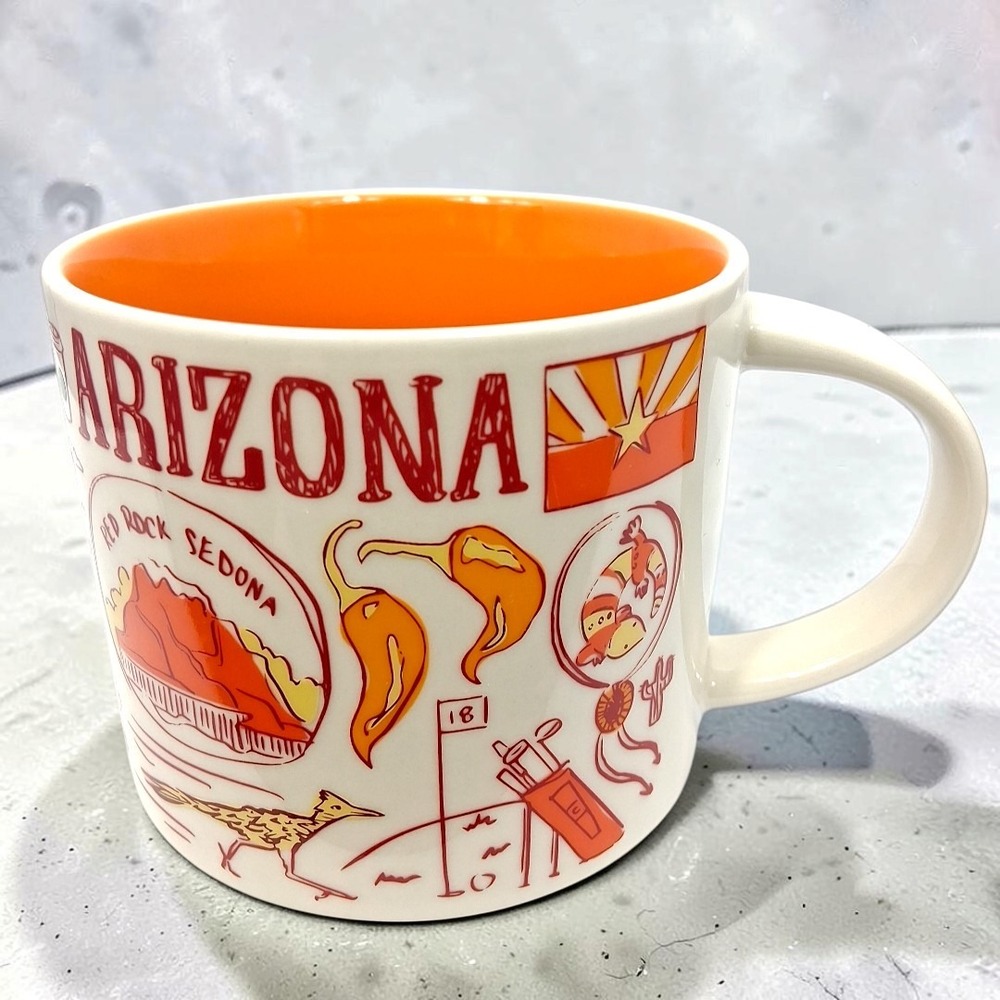 Starbucks Been There Series Arizona 2023 Coffee Mug 14 oz Grand Canyon Cactus